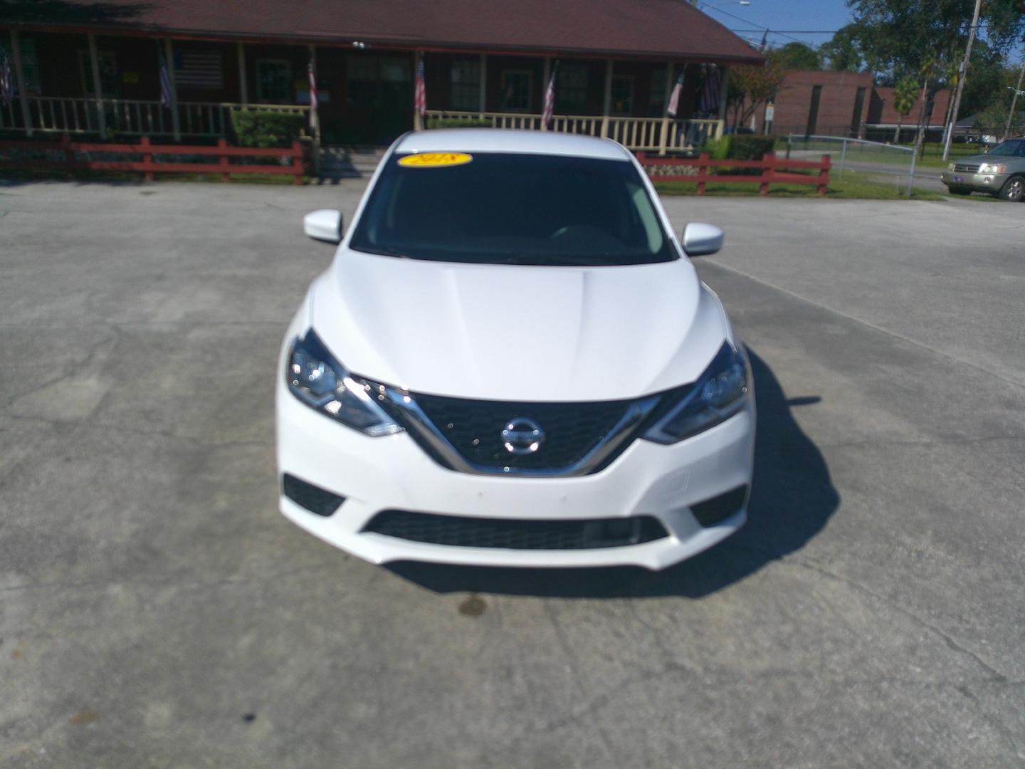 2018 WHITE NISSAN SENTRA SR; S; SL; SV (3N1AB7AP5JY) , located at 1200 Cassat Avenue, Jacksonville, FL, 32205, (904) 695-1885, 30.302404, -81.731033 - Photo#0